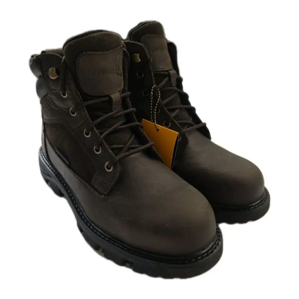 Eurostar Work boots Size 8 Men Steel Toe Slip Resistant Oil Resistant